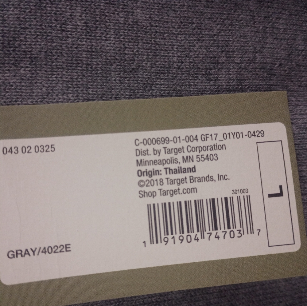Goodfellow & Co Gray Crewneck Sweater Lightweight Knit - Picture 2 of 6